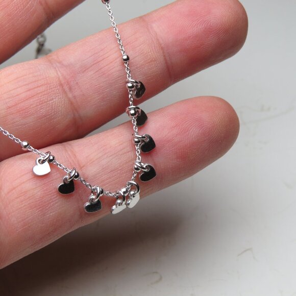 *925 Sterling Silver Charm Necklace - Picture 2 of 4